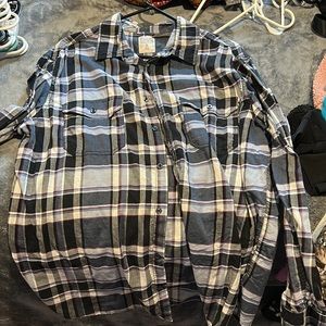 plaid long sleeve shirt